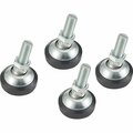 Global Industrial Replacement Loadcell Feet for Pallet Scales 242433 & 242434, 4PK 412671